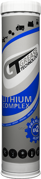 Смазка Gt Oil 0,400Л Gt Lithium Complex Grease Ht Blue Color (Nlgi 2) GT OIL арт. 4640005941333