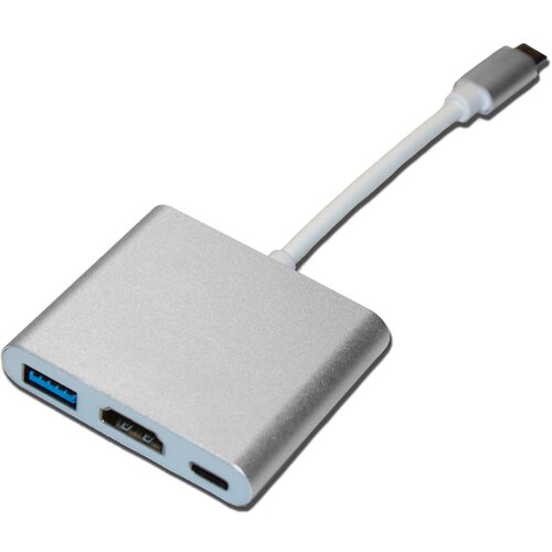 хаб palmexx usb c to 3 usb3 0 usbc Кабель PALMEXX USBC-HDMI-USB3.1-USBC / серебро