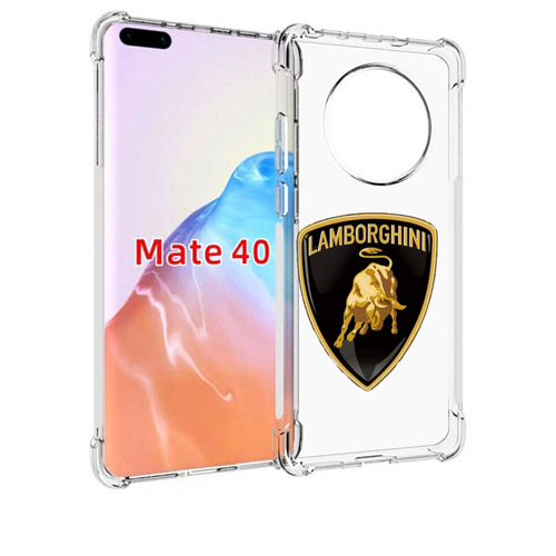 Чехол MyPads lamborghini-ламборгини-2 для Huawei Mate 40 / Mate 40E задняя-панель-накладка-бампер