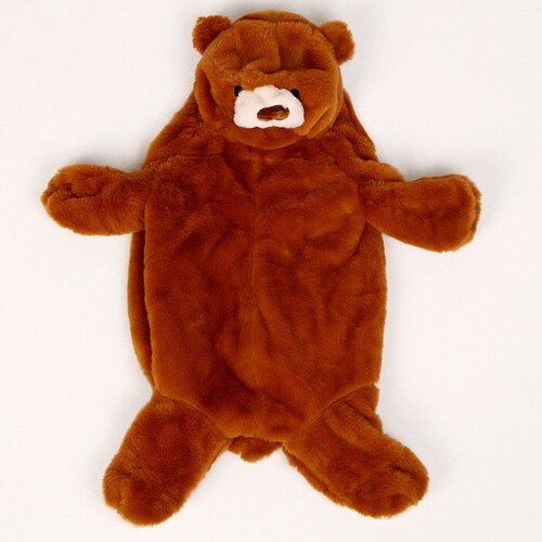 фото Шкура мягкой игрушки "медведь", 50 см, цвет коричневый top market