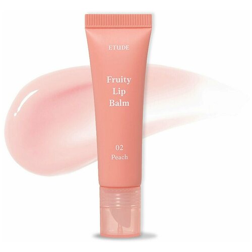 ETUDE Fruity Lip Balm Фруктовый блеск-бальзам для губ #02 Peach