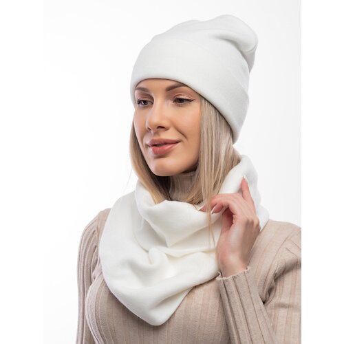 фото Шапка бини arkgreat, размер 54-59, белый