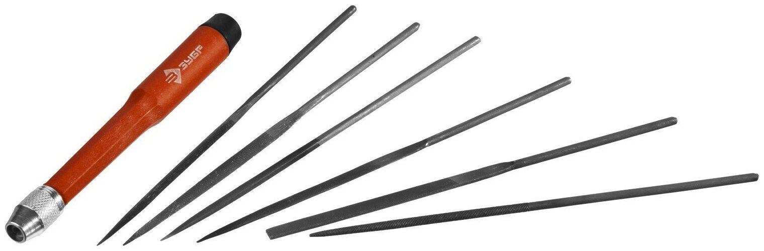 фото Набор надфилей ЗУБР 140 мм 6 предм. 16053-H6