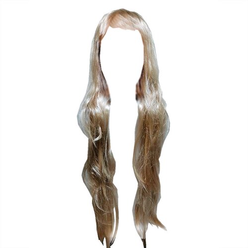 фото Парик карнавальный гладкий 60 см цвет платиновый маски - карнавал