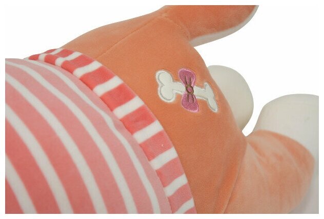 Мягкая игрушка Хаски с пледом 3 в 1 лежачий розовый. 60 см. Плюшевая Игрушка - подушка Собака 3 в 1 с пледом (одеялом) внутри.
