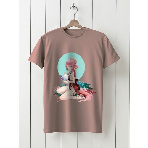 фото Футболка твоя футболка!, размер xxl, розовый