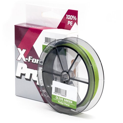 Шнур ProJig X-Force 0,14мм, 9,0кг, 100м, хаки
