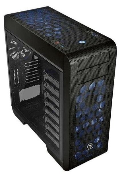 Корпус ATX Thermaltake Thermaltake Core V71 TG Без БП чёрный (CA-1B6-00F1WN-04)