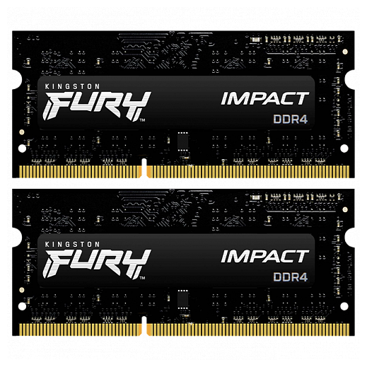 Оперативная память Kingston FURY Impact 64 ГБ (32 ГБ x 2 ) DDR4 3200 МГц SODIMM CL20