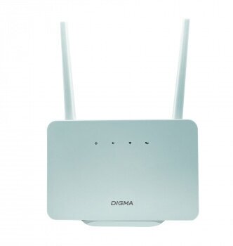 Интернет-центр Digma HOME (D4GHMAWH) 10/100BASE-TX/4G(3G) cat.4 белый