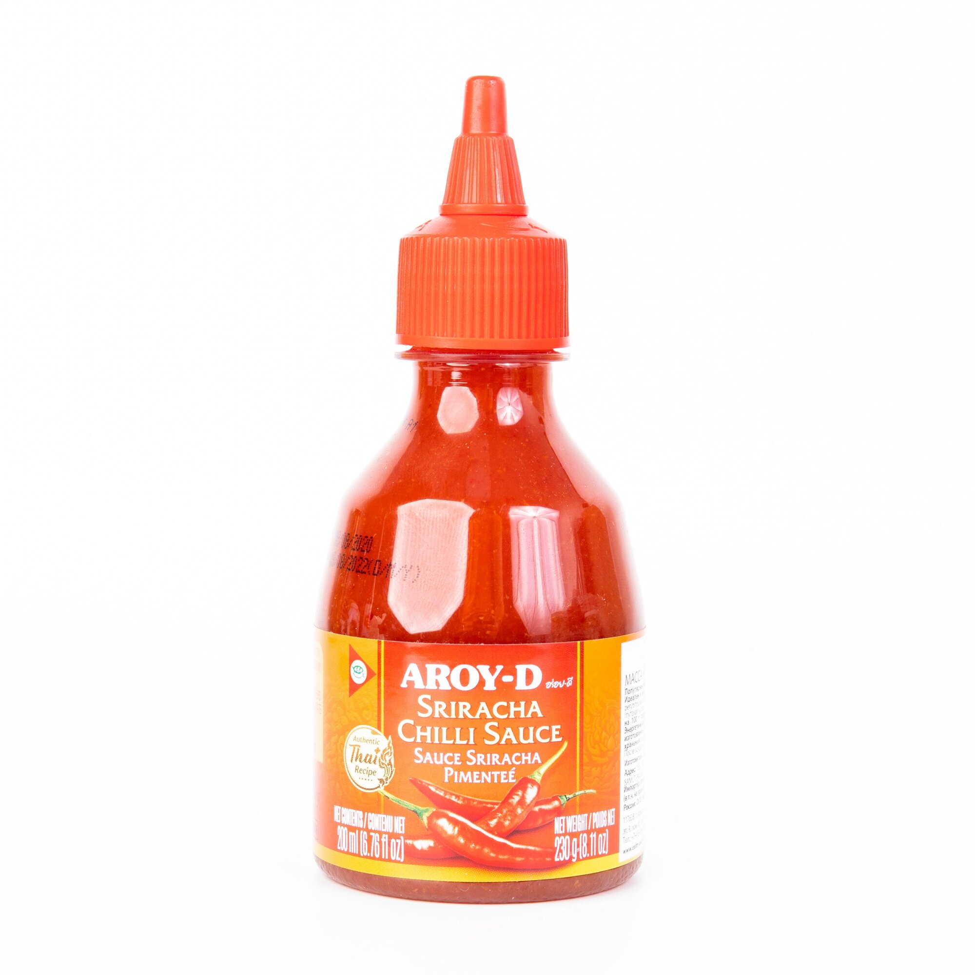 Соус Aroy-D Sriracha chilli, 230 г, 200 мл