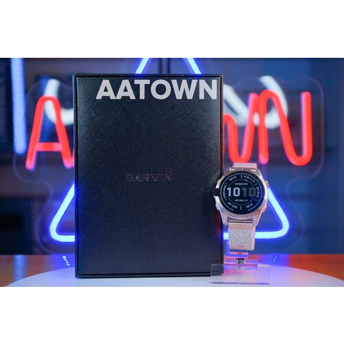 Garmin Fenix 7S Sapphire Solar - Cream Gold Titanium with Cream Nylon 010-02539-39 12260400₽