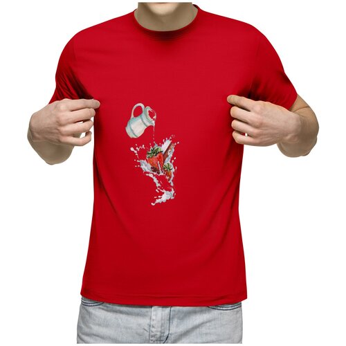 фото Футболка us basic, размер s, красный