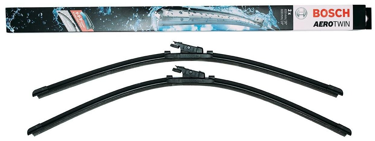 Комплект бескаркасных щёток Bosch aerotwin a292s 600/380 мм multi-clip (3397007292)