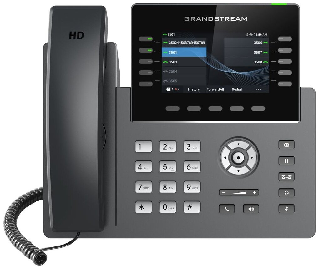 Телефон IP Grandstream GRP-2615 черный