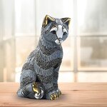 Статуэтка керамическая Полосатая кошка - изображение