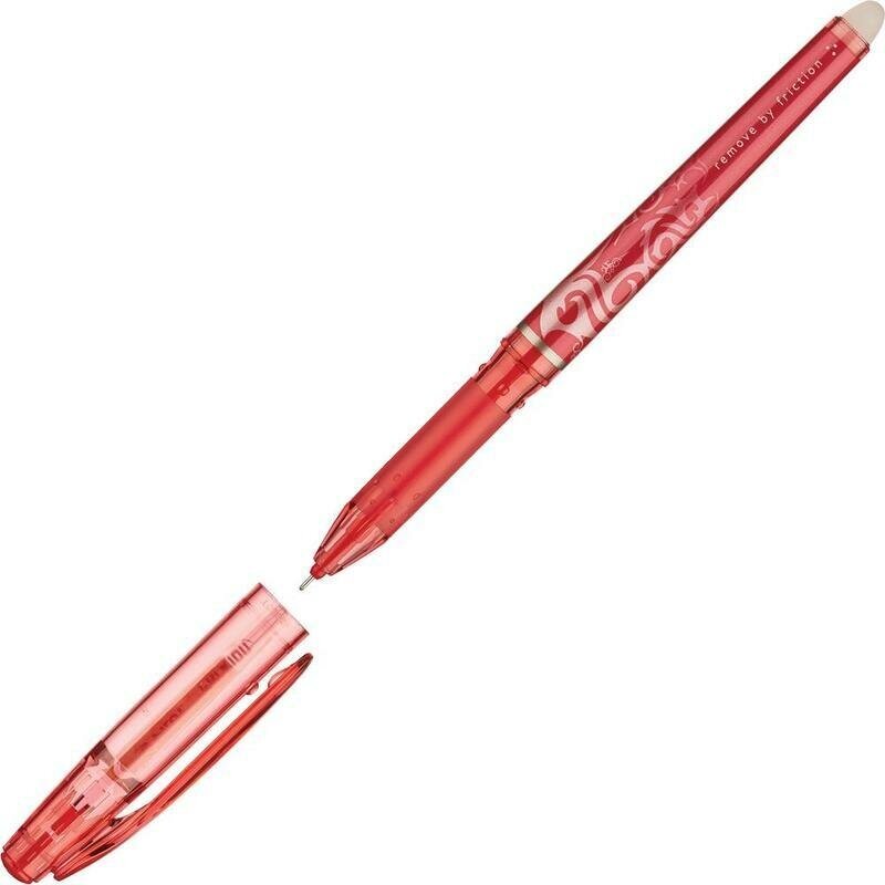 Ручка гелевая PILOT BL-FRP5 Frixion Рoint резин.манжет. 0,25мм красный - фотография № 8