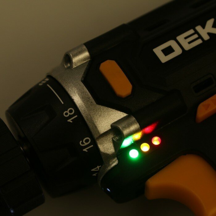 Дрель-шуруповерт DEKO DKCD20FU-Li, 2Ач, с двумя аккумуляторами + набор инструментов 92 предмета, набор крепежа 103шт. [063-4135] - фото №20