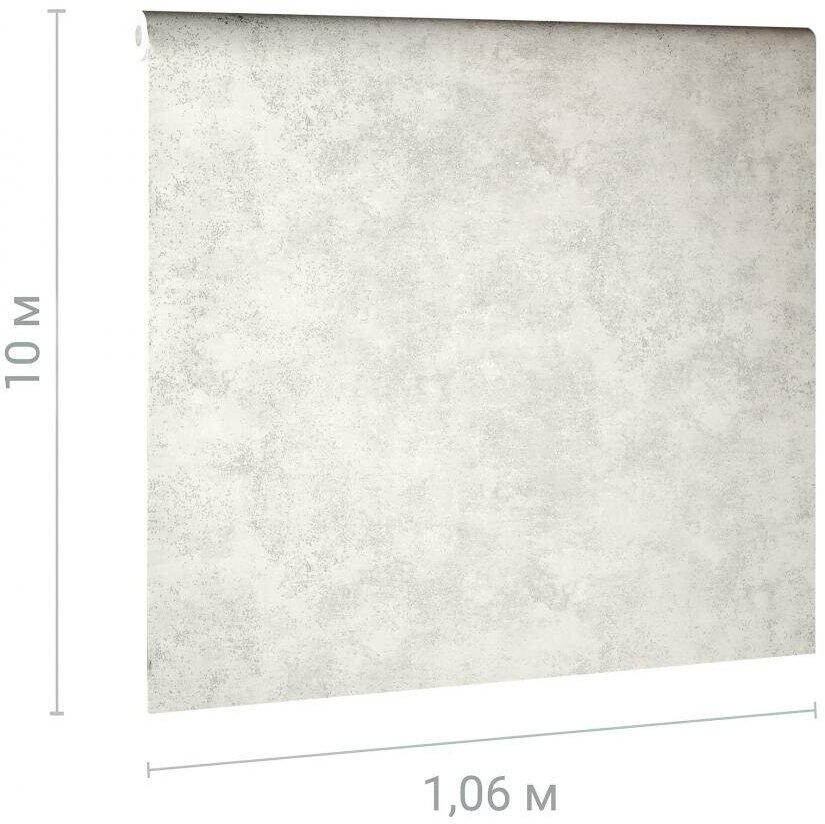 Обои Ateliero Betone виниловые на флиз. основе горячего тиснения 1,06х10 м серый - фотография № 10