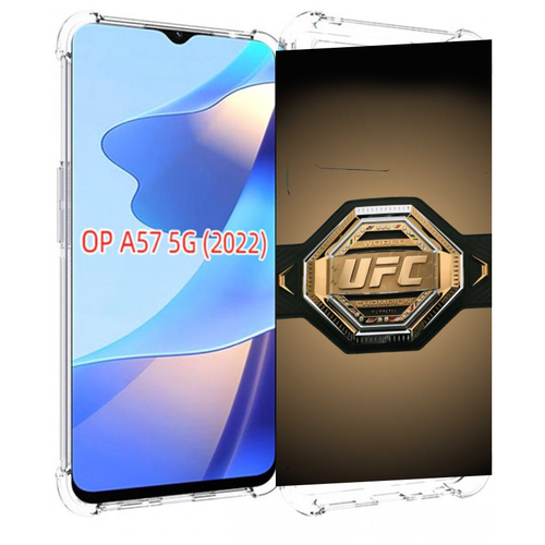 Чехол MyPads UFC единоборства мужской для OPPO A57 5G(2022) задняя-панель-накладка-бампер чехол mypads единоборства муайтай для oppo a57 5g 2022 задняя панель накладка бампер