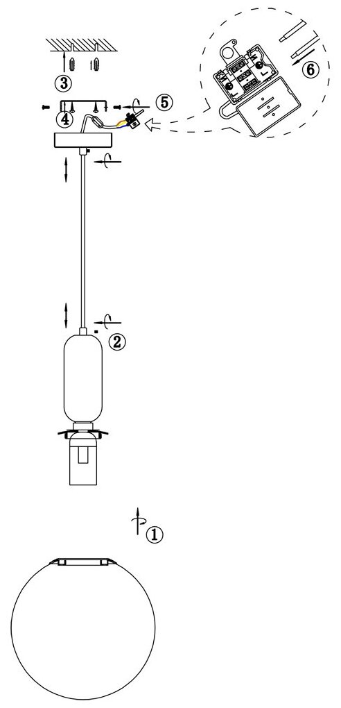 Подвесной светильник Freya Felice FR5137PL-01BS