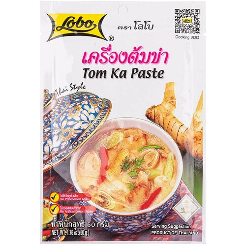 Lobo Паста для приготовления кокосового супа Том Кха