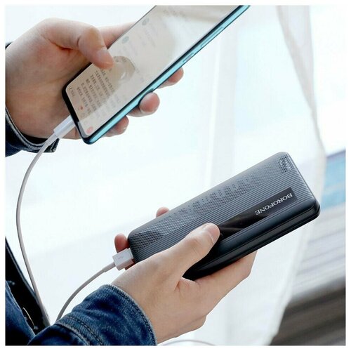 Внешний аккумулятор на 10000 мАh 2xUSB 10W Power Bank портативная быстрая зарядка для телефона айфона и андроид 149500₽