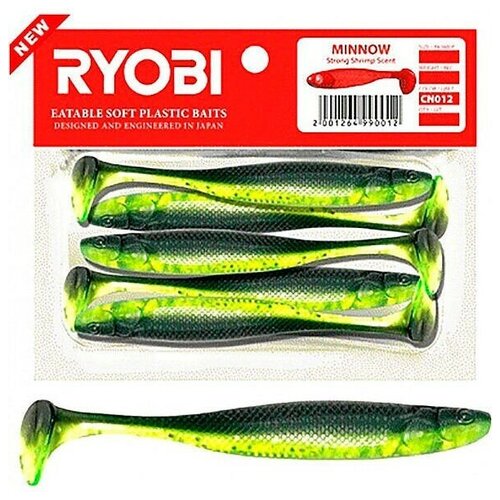 Риппер Ryobi MINNOW 93mm цвет CN012 fresh kiwi 5шт 460₽