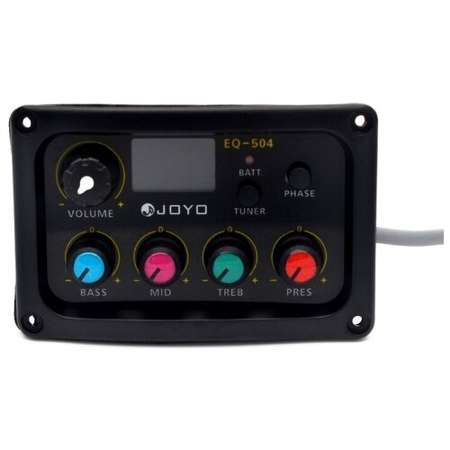 JOYO EQ-504 гитарный эквалайзер с тюнером, 4-х полосный с изменением фазы