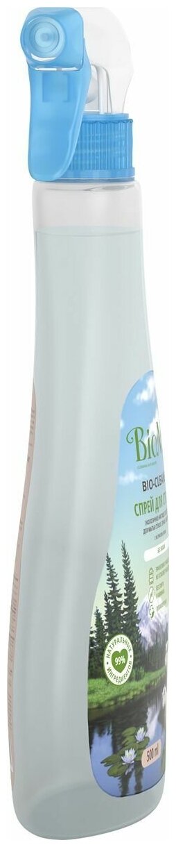 BioMio Средство чистящее для стекол, зеркал, пластика, без запаха, 500 мл (BioMio, ) - фото №13