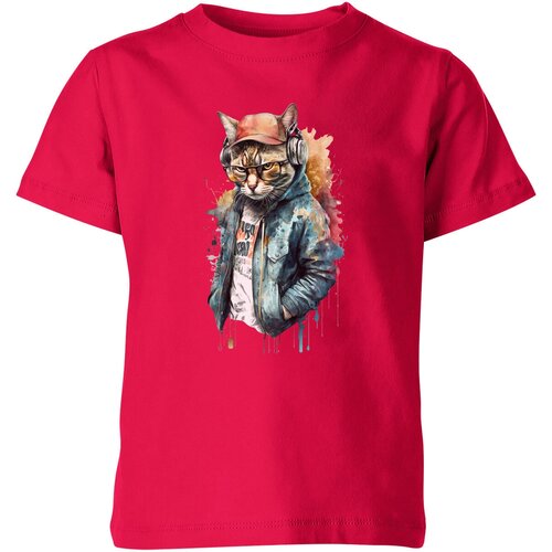 фото Футболка us basic, размер 4, розовый