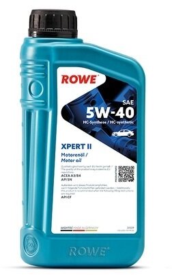 ROWE Масло Мот. Rowe Hightec Xpert Ii Sae 5w-40 1л.