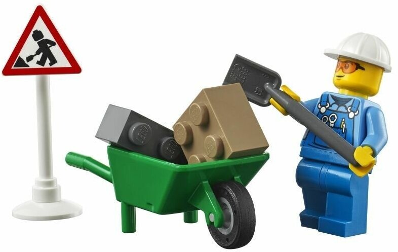 Конструктор LEGO City 60284 Автомобиль для дорожных работ - фото №15