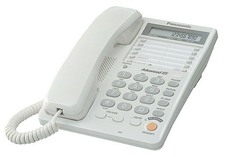 Телефон PANASONIC KX-TS2365RUW (белый)