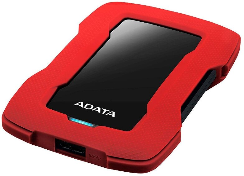 Жесткий диск ADATA HD330 2TB Red AHD330-2TU31-CRD