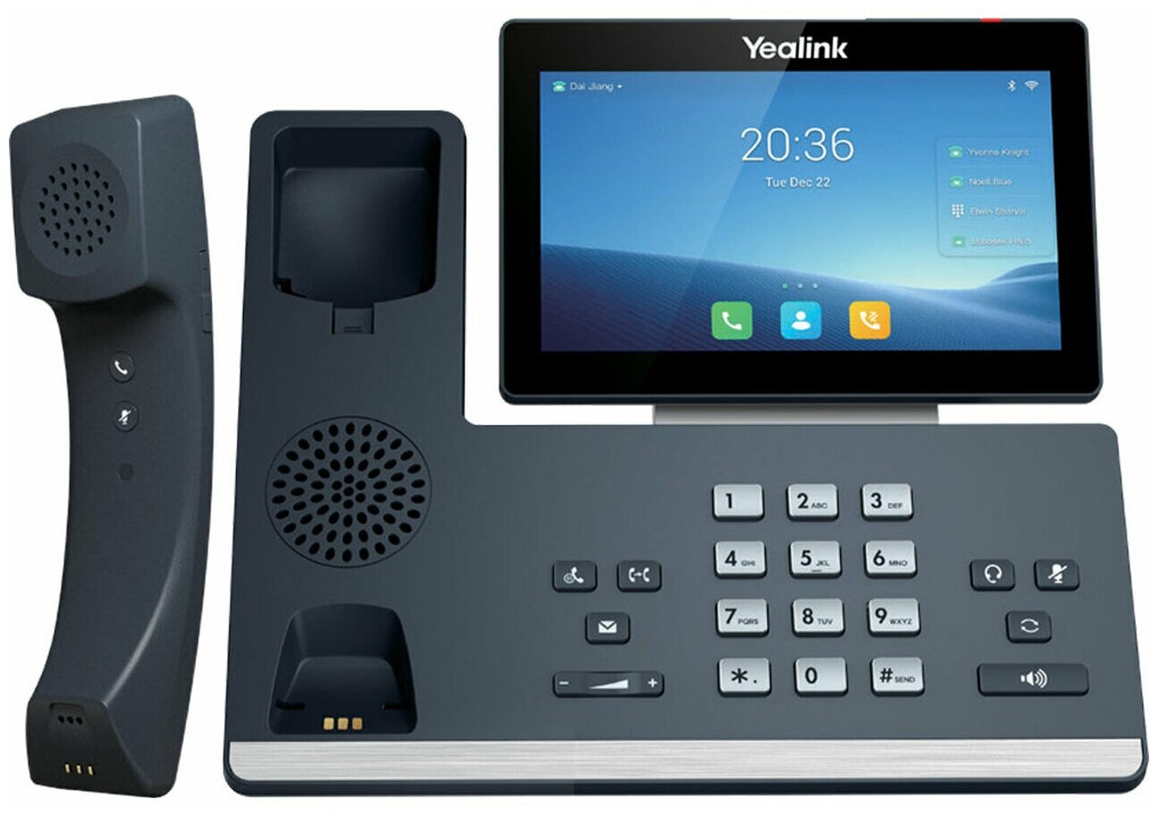 Телефон IP Yealink SIP-T58W черный