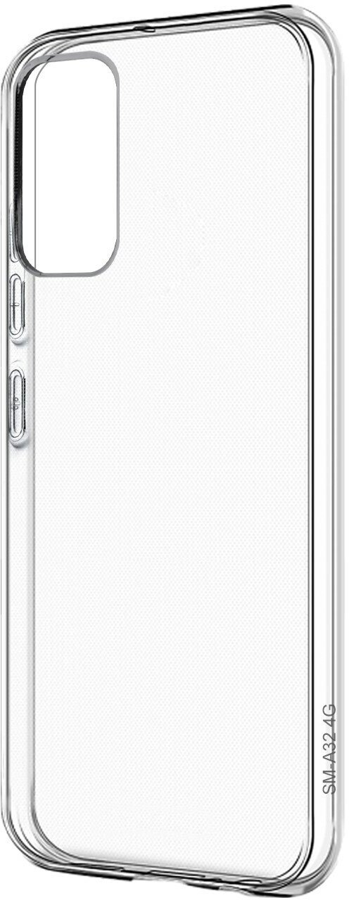 Чехол силиконовый для Samsung Galaxy A32 4G, прозрачный