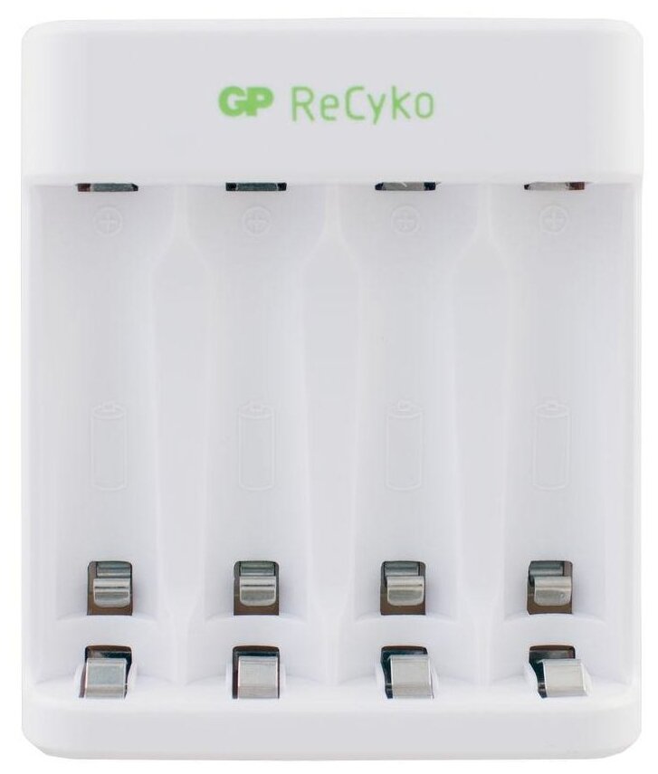 Аккумулятор + зарядное устройство GP PowerBank GP E411100AAAHC-2CRB4, в комплекте 4шт. - фото №3