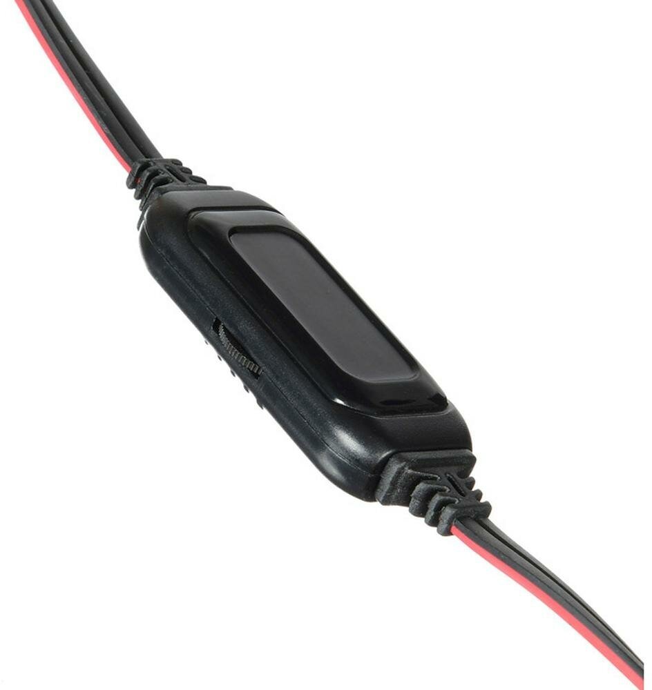 Наушники с микрофоном Oklick HS-L200 черный/красный 2м мониторы (Y-819) - фотография № 19