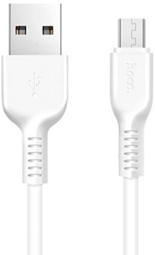 Кабель USB2.0 Am-microB Hoco X20 White, белый - 3 метра