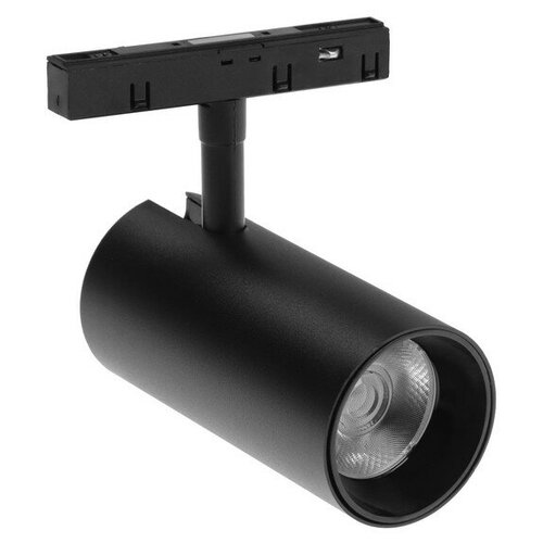 Трековый магнитный светильник 20W 1600Lm 24 град 48V 3000К т-белый IP20 черный 1683₽