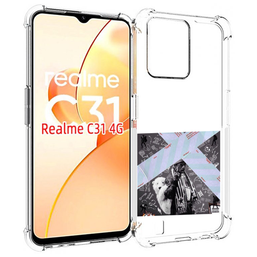 Чехол MyPads Lil Uzi Vert - Luv Is Rage 2 для OPPO Realme C31 задняя-панель-накладка-бампер чехол mypads lil uzi vert luv is rage 2 для vivo x80 задняя панель накладка бампер