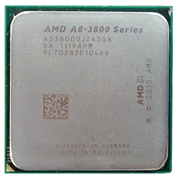 Процессор AMD A8-3800 Llano FM1,  4 x 2400 МГц, OEM