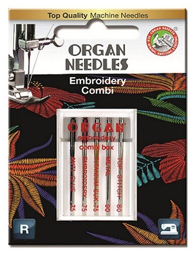 Иглы Organ 5/Combi (ассорти) блистер