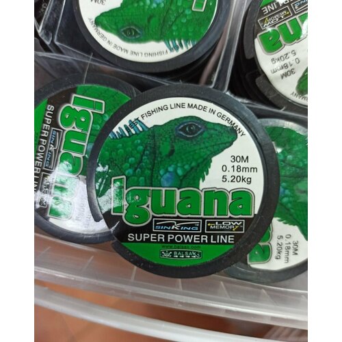 фото Монофильная леска balsax iguana 30 м (0,18 мм-5,2 кг)
