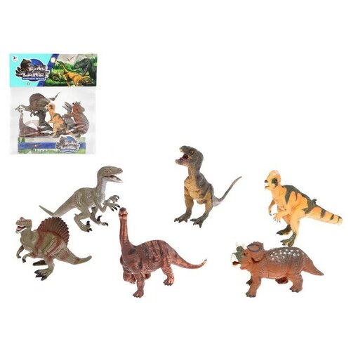 Набор динозавров «Юрский период», 6 фигурок набор динозавров юрский период 5 фигурок в пакете