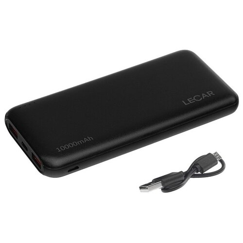 Внешний аккумулятор Power Bank зарядное устройство 10 000 mAh USB Type-CLECAR Lecar LECAR000033506 232000₽