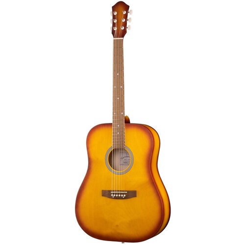 m 32 sb акустическая гитара с вырезом санберст матовая амистар M-61-SB Акустическая гитара, цвет санберст, Амистар