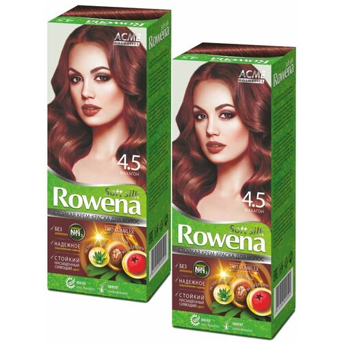 Rowena Soft Silk Краска для волос т4.5 Махагон Комплект 2 шт.