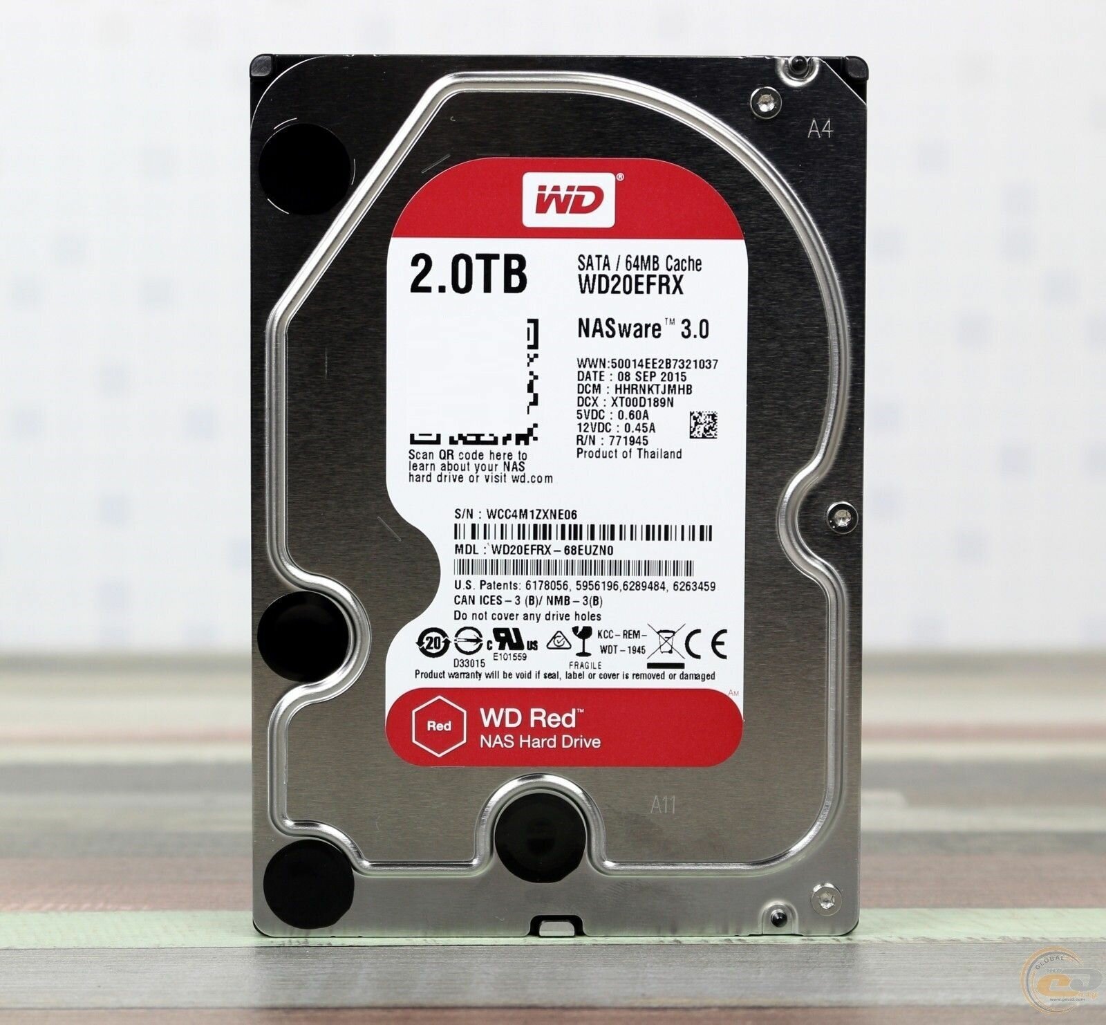 Внутренний жесткий диск Western Digital Red WD20EFRX 2 Тб